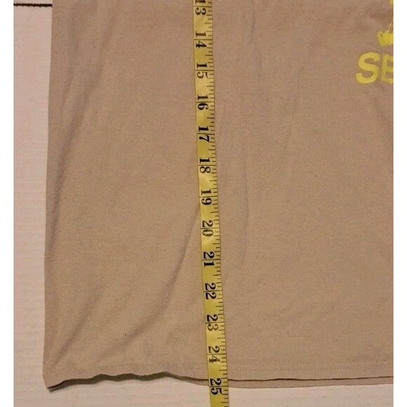 SpongeBob Nickelodeon Medium Grey Distressed Short Sleeve Bikini Bottom T-Shirt - Picture 5 of 8